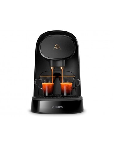Cafetera de capsulas philips barista 19 bares 1450w 1l doble espresso compatible con capsulas l'or y nespresso
