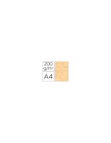 Cartulina marmoleada din a4 200 gr ocre paquete de 100 hojas