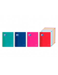 Cuaderno espiral oxford europeanbook 10 tapa extradura din a4 200 hojas cuadro 5 mm