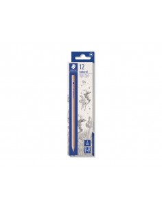 Lapices de grafito staedtler noris hb madera natural