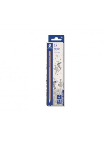 Lapices de grafito staedtler noris hb madera natural