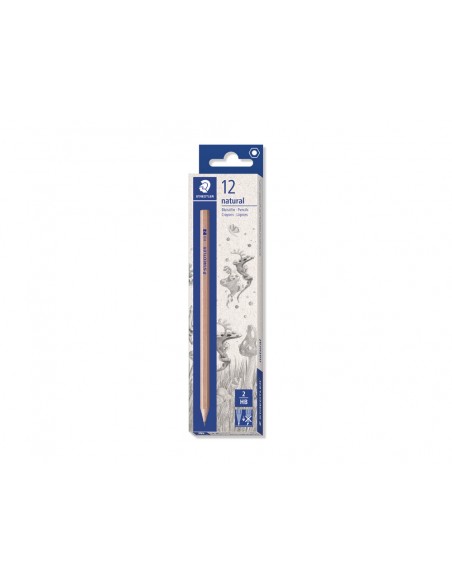 Lapices de grafito staedtler noris hb madera natural