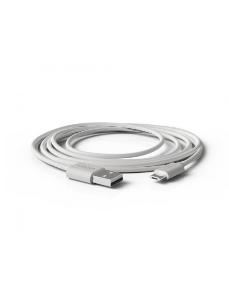 Cable groovy usb-a a micro usb longitud 1,5 m color blanco