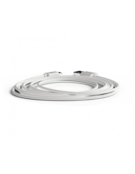 Cable groovy usb-a a micro usb longitud 1,5 m color blanco