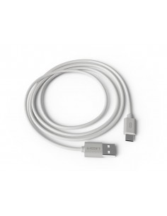 Cable groovy usb-a a tipo c longitud 1,5 m color blanco