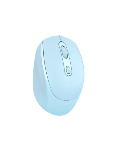 Raton q-connect optico inalambrico dpi 800/1200/1600 receptor usb 2,4 ghz azul claro