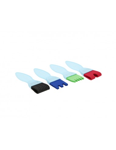 Esponja manualidades liderpapel pincel con formas goma eva caja con 4 unidades