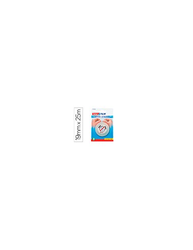 Cinta adhesiva tesafilm sin tijeras 25 m x 19 mm
