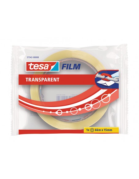 Cinta adhesiva tesa practic 66 m x 15 mm