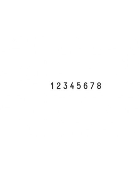Numerador trodat entintaje manual con 8 bandas 5 mm