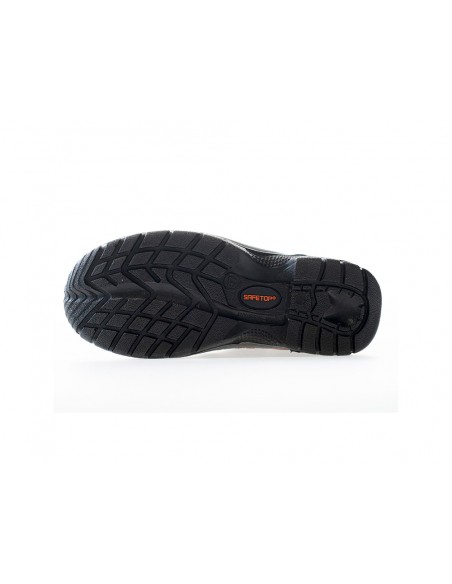 Bota de seguridad safetop nerio cuero grabado con hebilla especial soldadura suela pu bidensidad s3 talla