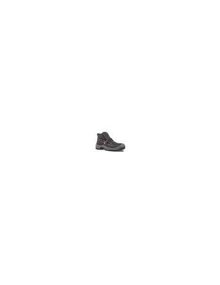 Bota de seguridad safetop nerio cuero grabado con hebilla especial soldadura suela pu bidensidad s3 talla