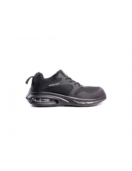 Zapatos de seguridad safetop duttio microfibra transpirable suela pu bidendidad s1pl sr fo talla