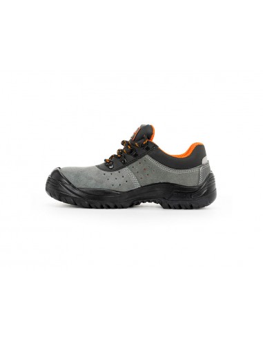 Zapatos de seguridad safetop tormio serraje cuero transpirable suela pu bidensidad s1 p sr talla 43