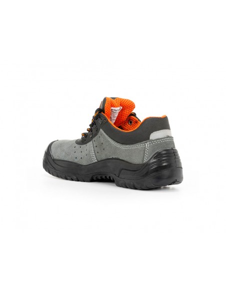 Zapatos de seguridad safetop tormio serraje cuero transpirable suela pu bidensidad s1 p sr talla 43