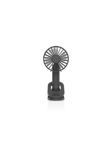 Ventilador de mano daewoo high power 5w 3 velocidades recargable usb-c color negro