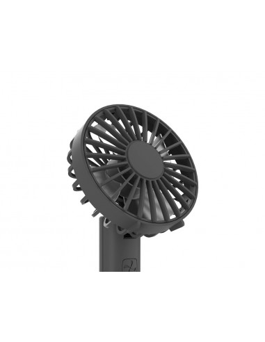 Ventilador de mano daewoo high power 5w 3 velocidades recargable usb-c color negro
