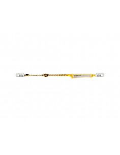 Cuerda safetop regulable con absorbedor y mosquetones 1,98 m