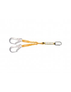 Cinta elastica doble safetop 1,78 m con absorbedor y mosquetones