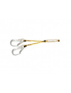Cuerda doble safetop 1 m con absorbedor + 80113j (2uds.)