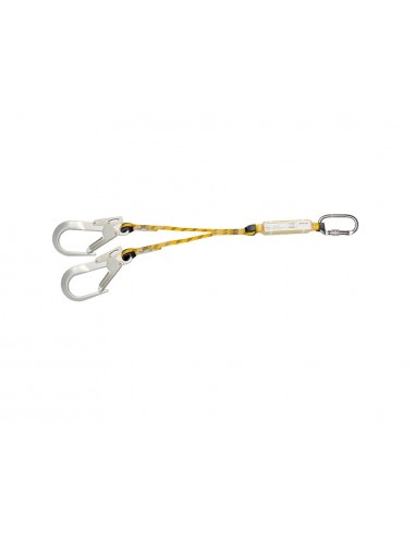 Cuerda doble safetop 1,72 m con absorbedor + 80113j (2 uds.) + 80112 j