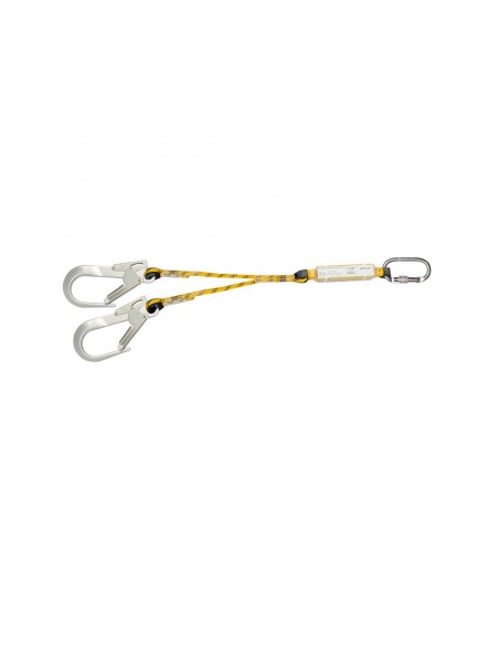 Cuerda doble safetop 1,72 m con absorbedor + 80113j (2 uds.) + 80112 j