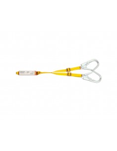 Cinta doble safetop regulable con absorbedor y mosquetones 1,50-2 m