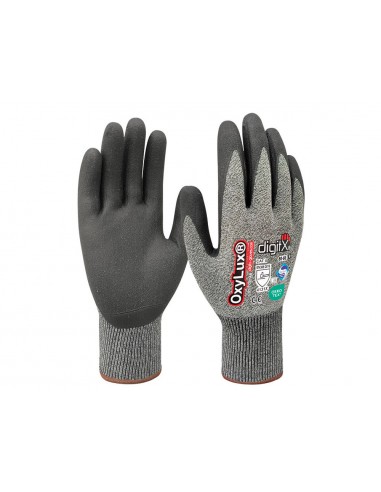 Guantes de nitrilo y nylon safetop oxylux satinado talla 10