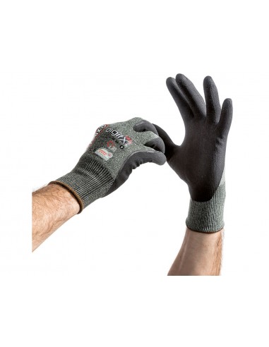 Guantes de nitrilo y nylon safetop oxylux satinado talla 9