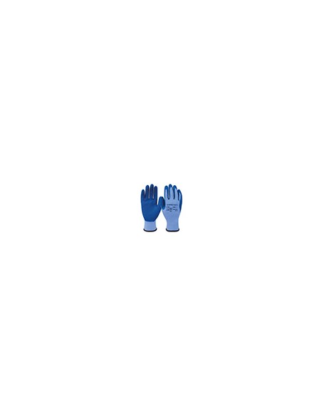 Guantes de latex safetop tough-wire sintetico sin costuras talla 9