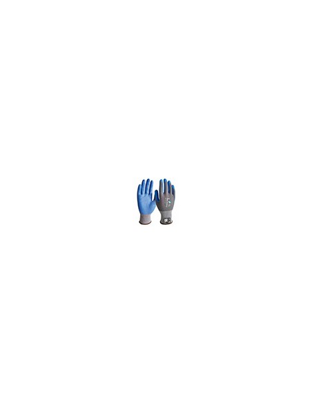 Guantes de nitrilo safetop biatex alimentario y anticalorico color azul talla 8