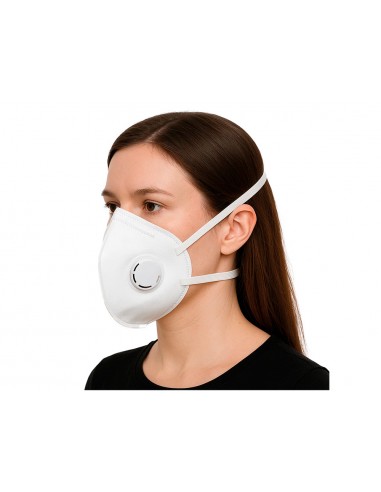 Mascarilla facial safetop ffp3 nr plegable vertical con valvula