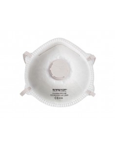 Mascarilla facial safetop ffp2 nr serie eme preformada con valvula sin grapas