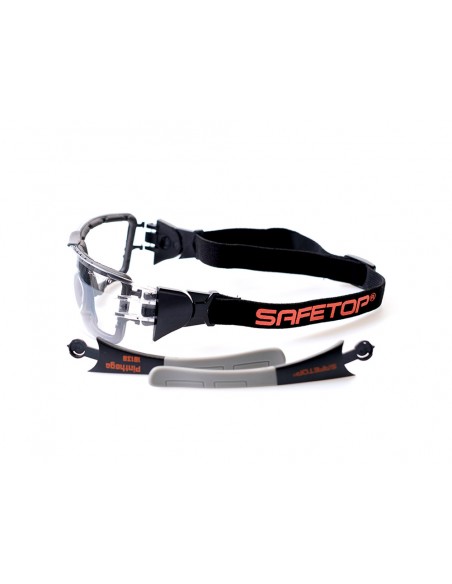 Gafas de proteccion safetop pinthega 2 en 1 ocular claro con banda interior Gafas de proteccion safetop pinthega 2 en 1 ocular claro con banda interior