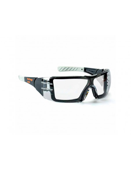 Gafas de proteccion safetop pinthega 2 en 1 ocular claro con banda interior Gafas de proteccion safetop pinthega 2 en 1 ocular claro con banda interior