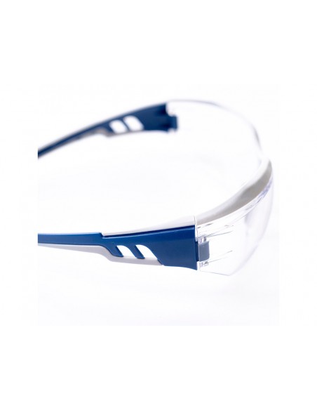 Gafas de proteccion safetop pristina pc claro montura bi-componente