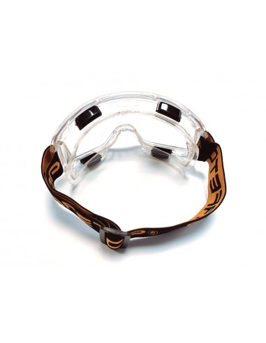 Gafas de proteccion safetop panavista panoramica pvc visor transparente con banda elastica