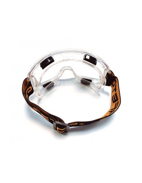 Gafas de proteccion safetop panavista panoramica pvc visor transparente con banda elastica Gafas de proteccion safetop panavista panoramica pvc visor transparente con banda elastica