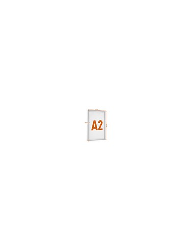 Marco portaanuncios durable outdoor a2 marco aluminio anodizado plata 645x470x12 mm