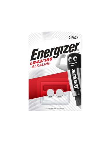 Pila energizer alcalina especialidad lr43 blister de 2 unidades