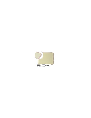 Pizarra blanca bi-office easy magnetica con rotulador color amarillo 279x355 mm