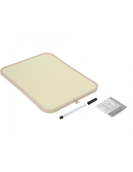 Pizarra blanca bi-office easy magnetica con rotulador color amarillo 279x355 mm