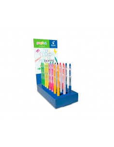 Boligrafo pilot pop lol tinta gel retractil classic 0,7 mm expositor de 24 unidades colores surtidos