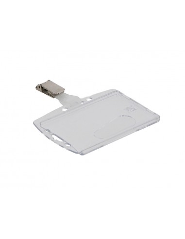 Identificador q-connect con pinza metalica uso vertical/horizontal 54x85 mm