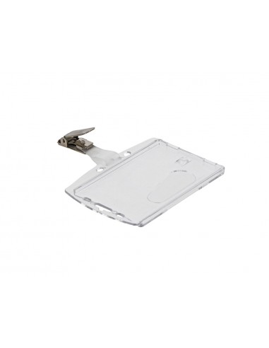 Identificador q-connect con pinza metalica uso vertical/horizontal 54x85 mm