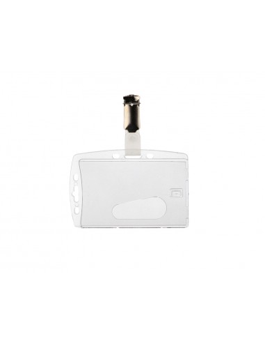 Identificador q-connect con pinza metalica uso vertical/horizontal 54x85 mm