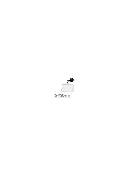 Identificador q-connect con cordon extensible uso vertical/horizontal 54x85 mm