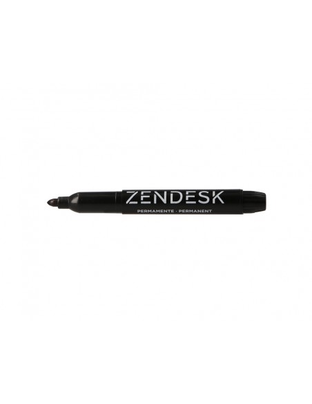 Rotulador zendesk marcador permanente negro punta redonda 5mm Rotulador zendesk marcador permanente negro punta redonda 5mm