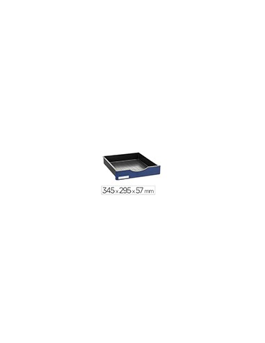 Cajon modular archivo 2000 archivodoc grande frontal intercambiable color azul 345x295x57 mm