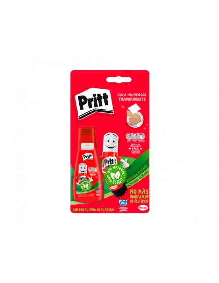 Pegamento cola universal pritt transparente bote de 100 g
